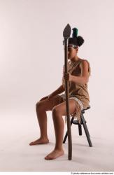 ANISE SITTING POSE WITH SPEAR 2